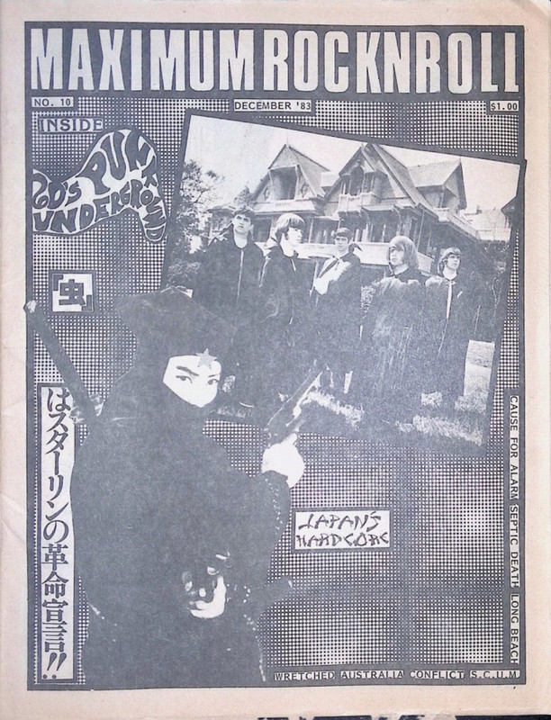 Maximum Rock & Roll 10 1983 1960s garage bands hardcore punk