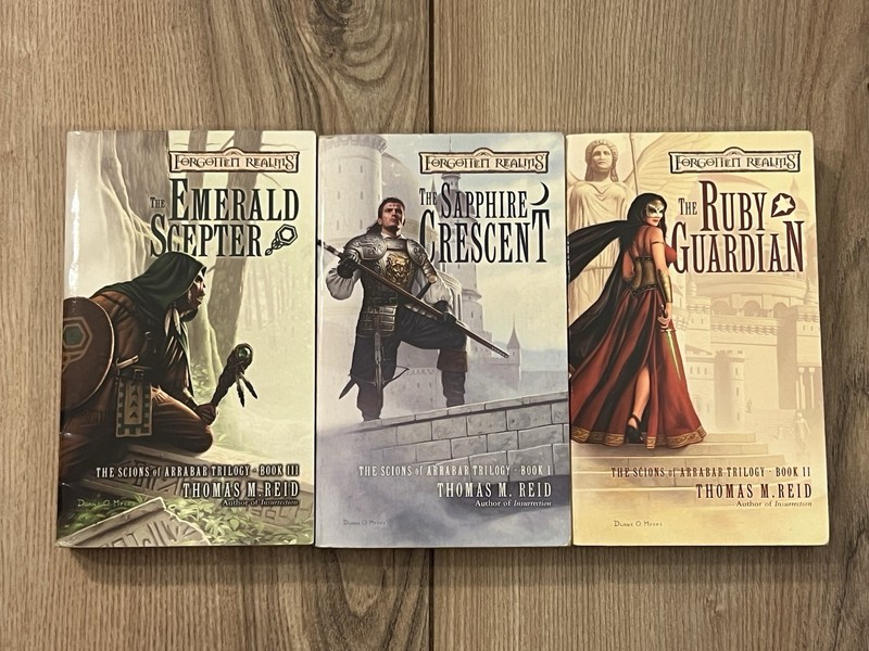 Forgotten Realms Scions of Arrabar Trilogy Book Set D&D 1st Edition Paperback
