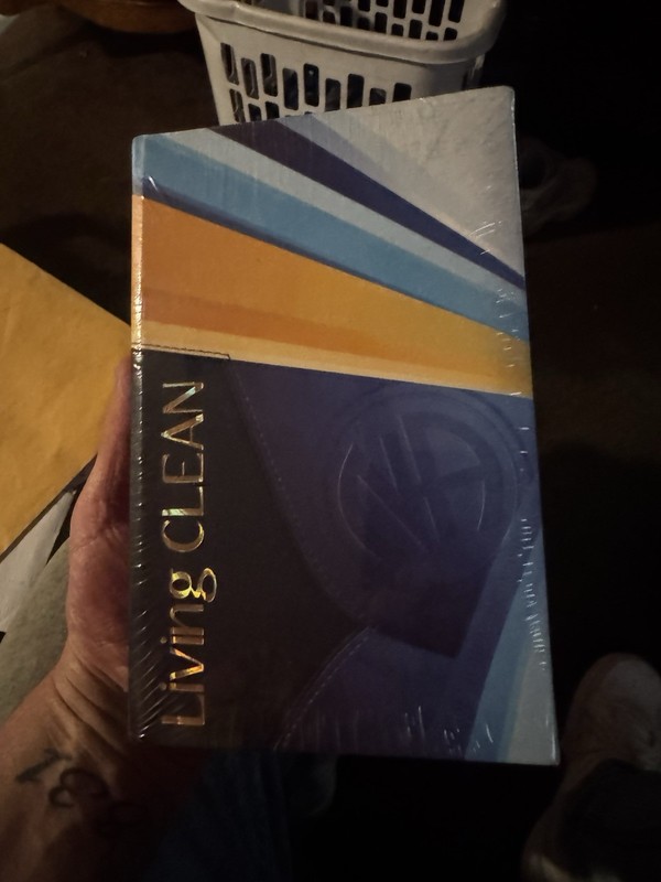 Narcotics Anonymous Living Clean Comm. Printing- only 20,000 Hand Numbered