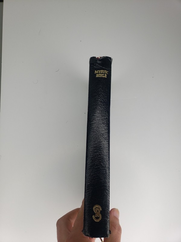 Mystic Bible Dr Randolph Stone 1989 HC 8th Edition Leather Bound Punjab India Pu gallery