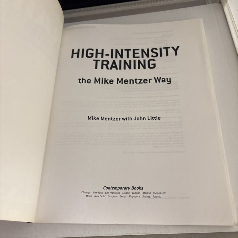 High-Intensity Training the Mike Mentzer Way Paperback gallery