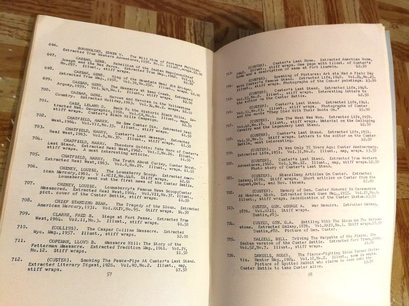 Gen George A Custer & The Indian Wars of The West Bibliography, Robert A Murry gallery