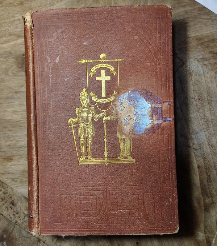 1874 Signed Book History Knights Templars CG Addison Ancient Masonic Occult VG gallery