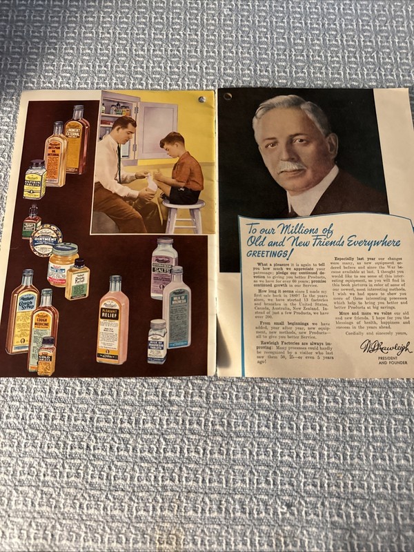 Rawleigh’s Good Health Guide Almanac Cookbook 1950 34 Pages gallery