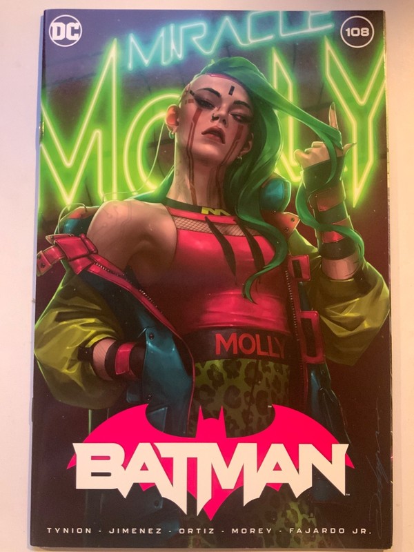 DC Comics – BATMAN #108 – JEEHYUNG LEE VARIANT COVER – 1ST MIRACLE MOLLY