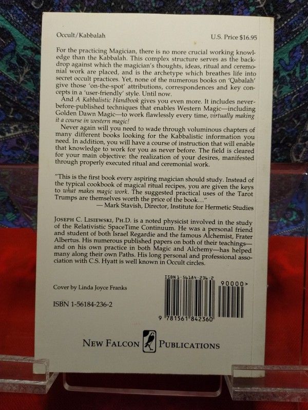 Kabbalistic Handbook for the Practicing Magician Joseph Lisiewski New Falcon gallery