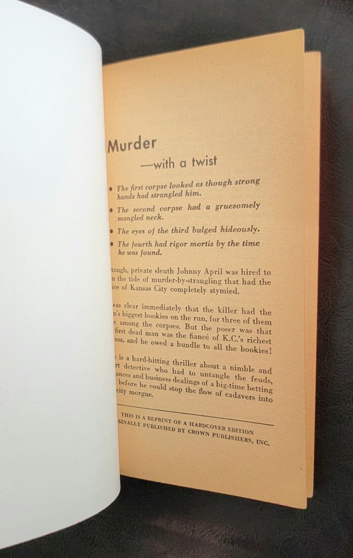 One Tear For My Grave Mike Roscoe Signet 1358 1st 1956 Maguire Femme Fatale GGA gallery