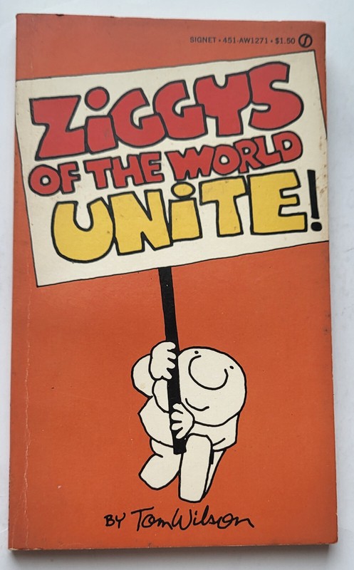 ZIGGYS OF THE WORLD UNITE 1977 VTG PB TOM WILSON COMICS CARTOON CHARACTER