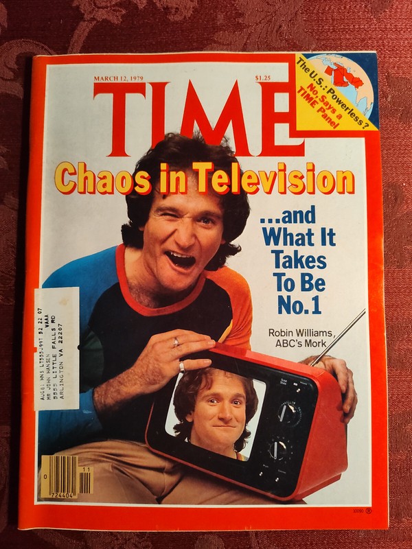 TIME March 12 1979 Mar 3/12/79 ROBIN WILLIAMS Mork CHAOS in TELEVISION