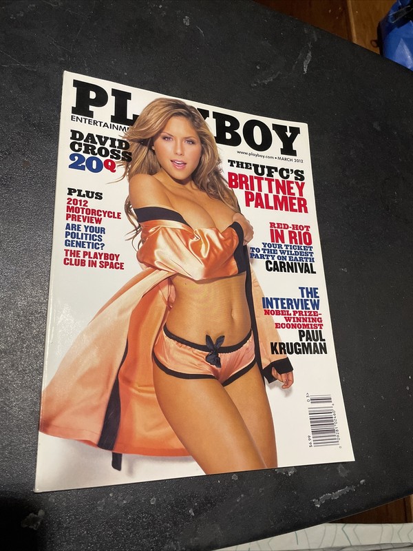 PLAYBOY MAGAZINE MARCH 2012 UFC BRITTNEY PALMER David Cross Lisa Seiffert