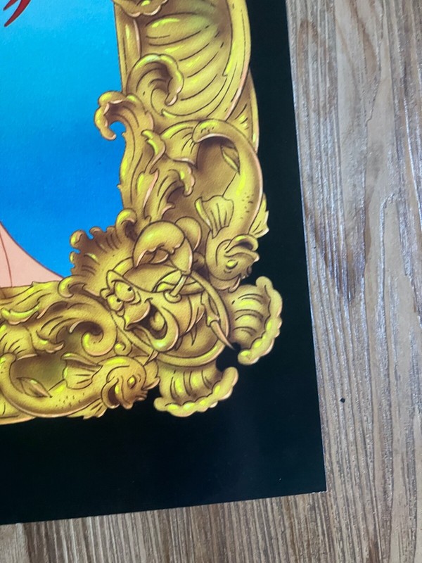 Art of the Little Mermaid Disney Orig. Vintage Poster 1990 18 x 24" Southeby's gallery