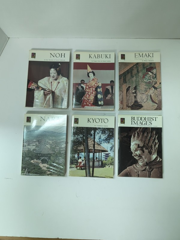 Hoikusha Color Books lot of 6 softcover books Buddhist Images, Kyoto, Nara, Noh