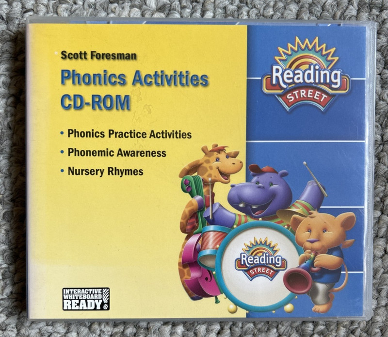 Reading Street Phonics Activities CD-ROM Scott Foresman Grade Kindergarten New