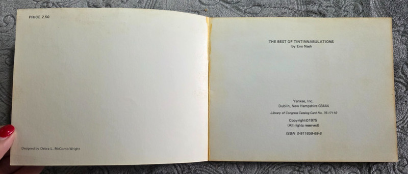 The Best of Tinnitnabulations by Eno Nash 1975 Yankee Humor PB Cartoon Americana gallery