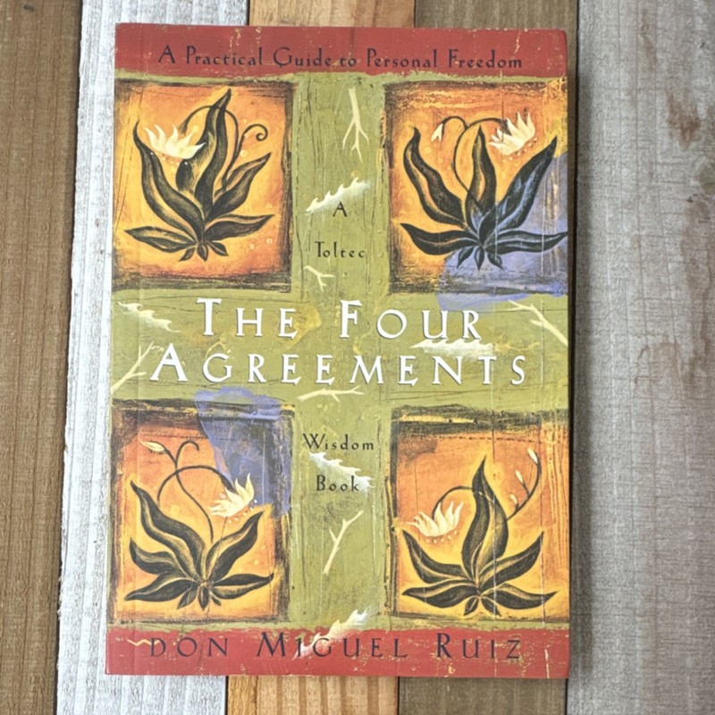 The Four Agreements by Don Miguel Ruiz Paperback Amber-Allen Self-Help Adults