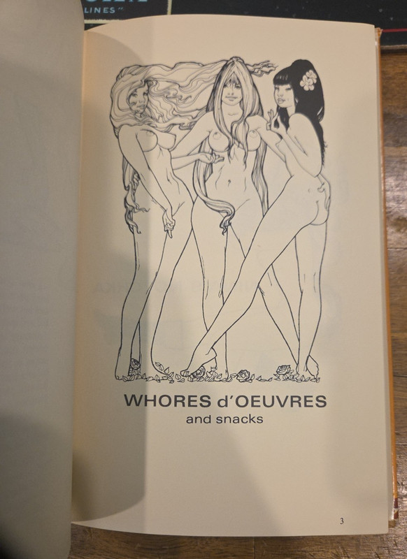 Fanny Hill's Cook Book 1971 1st Ed Illustrated by Brian Forbes, Risqué, Rare GR8 gallery