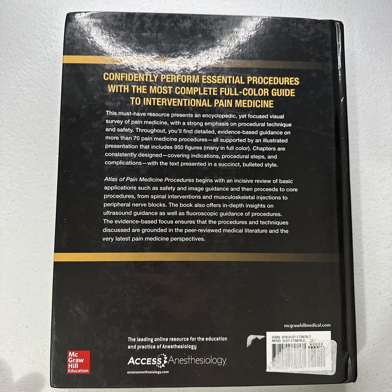 Atlas of Pain Medicine Procedures by Peter Staats and Sudhir Diwan (2014,... gallery