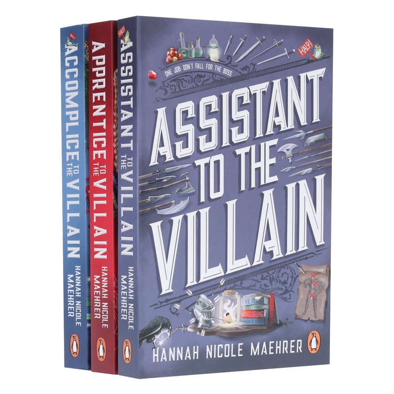 Assistant to the Villain Series By Hannah Nicole Maehrer 3 Books – Paperback