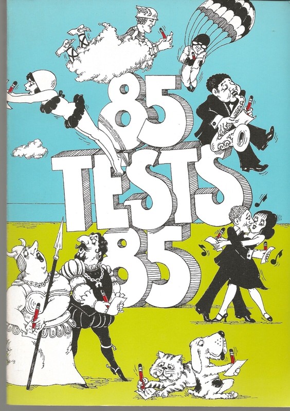 85 TESTS 85 CHILTON BOOK COMPANY 1982 1ST PRINTING PAPERBACK PUZZLES AND QUIZZES