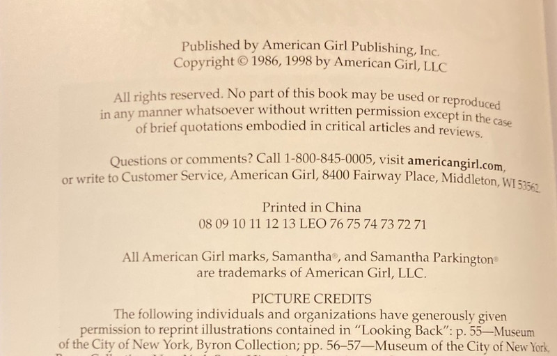 American Girl Meet Books (7) Samantha Molly Rebecca Kirsten Julie History gallery