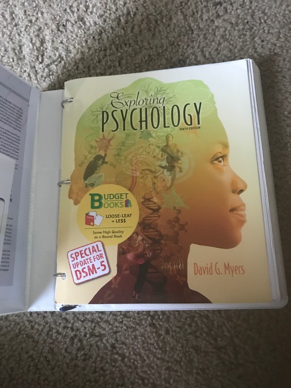 Exploring Psychology by David G. Myers (2014, Looseleaf – sheets only)