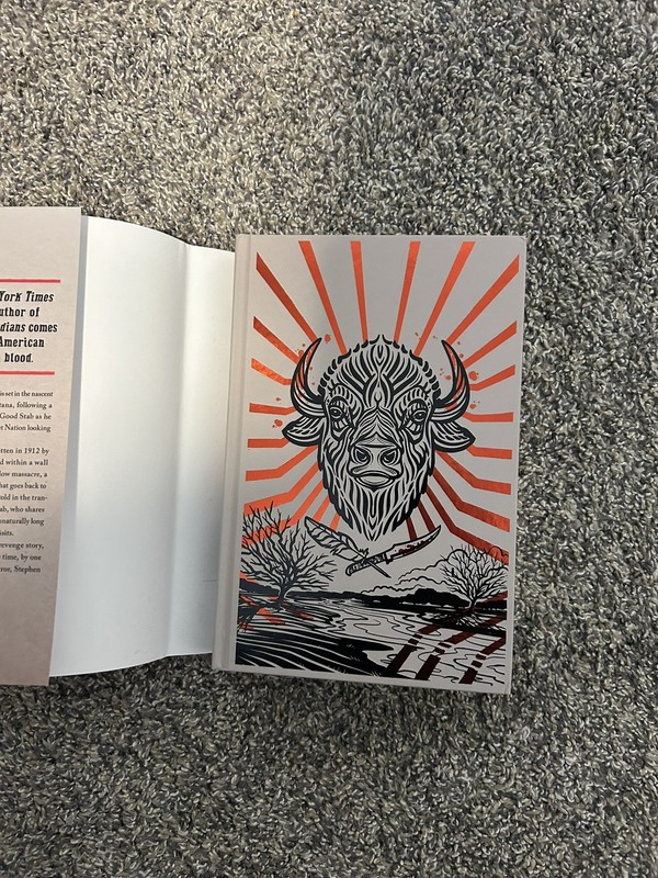 The Buffalo Hunter Hunter by Stephen Graham Jones SIGNED Aardvark Special Ed.