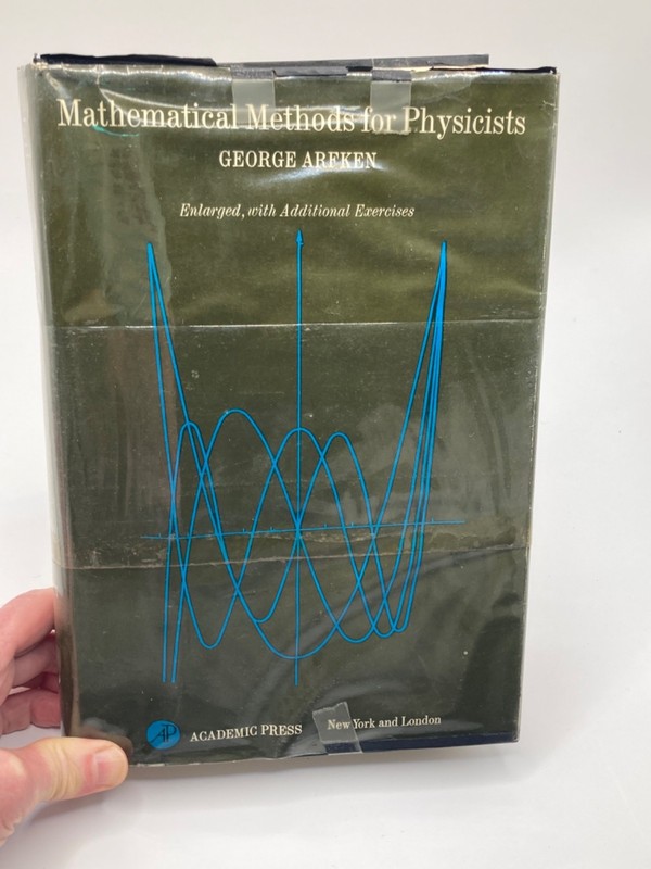 Mathematical Methods Physicists Arfken 1968 Graduate Physics Textbook Vintage