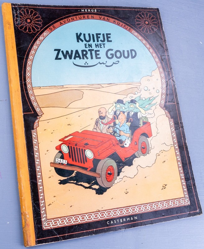 Kuifje En Het Zwarte Goud 1968 Early Dutch Paperback Edition Casterman Tintin