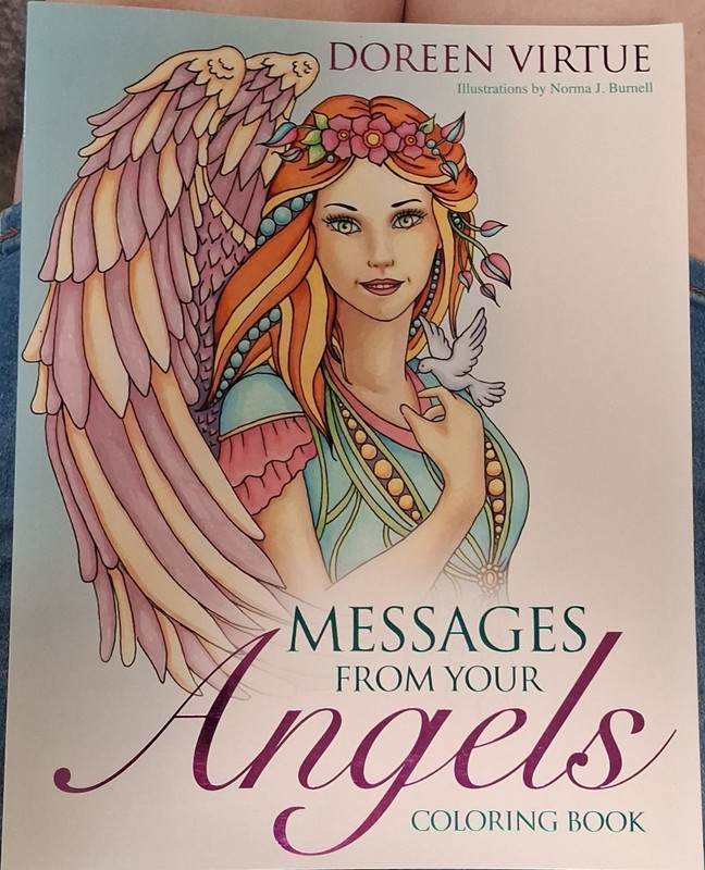 Doreen Virtue Messages from Your Angels Coloring Book Trade Paperback 2016