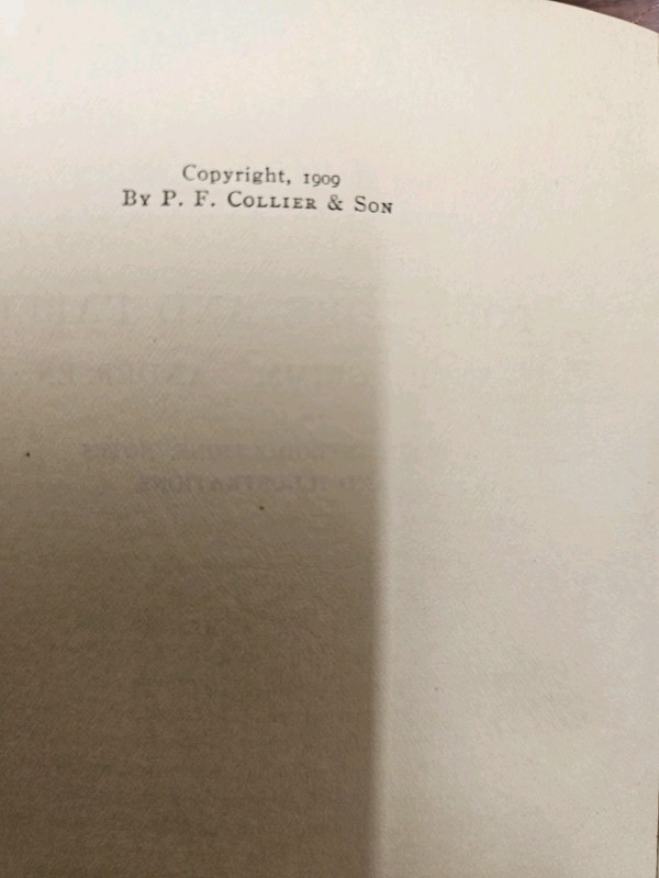 Harvard Classics Foke-Lore And Fable 1909 Antique Hardcover Book 1st Edition gallery