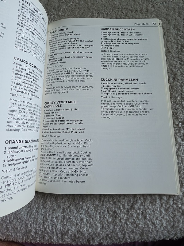 Panasonic Microwave Cookbook Paperback 112 Pages CR 1983 gallery