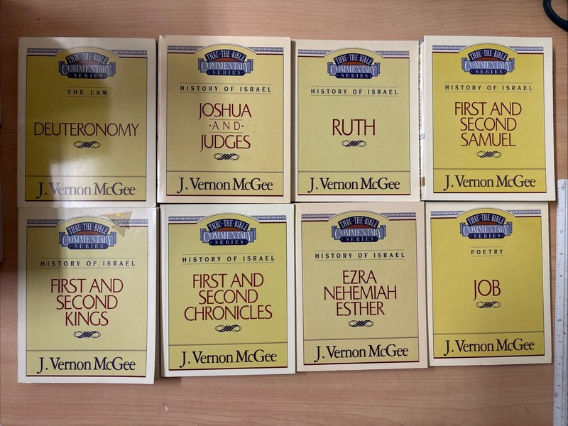 Lot 60 Thru the Bible Commentary Series Complete 60 Book Set J. Vernon McGee PB gallery