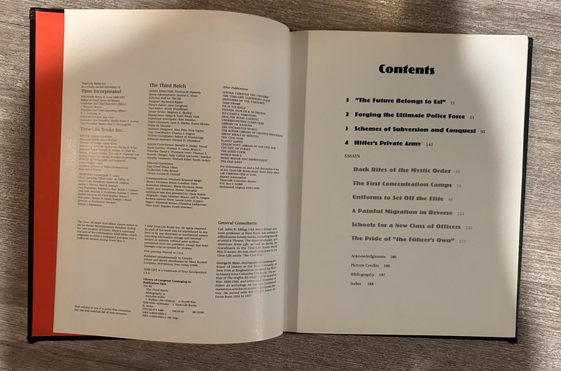 The Third Reich Ser.: The SS by Time-Life Books Editors (Hardcover) 1988 gallery