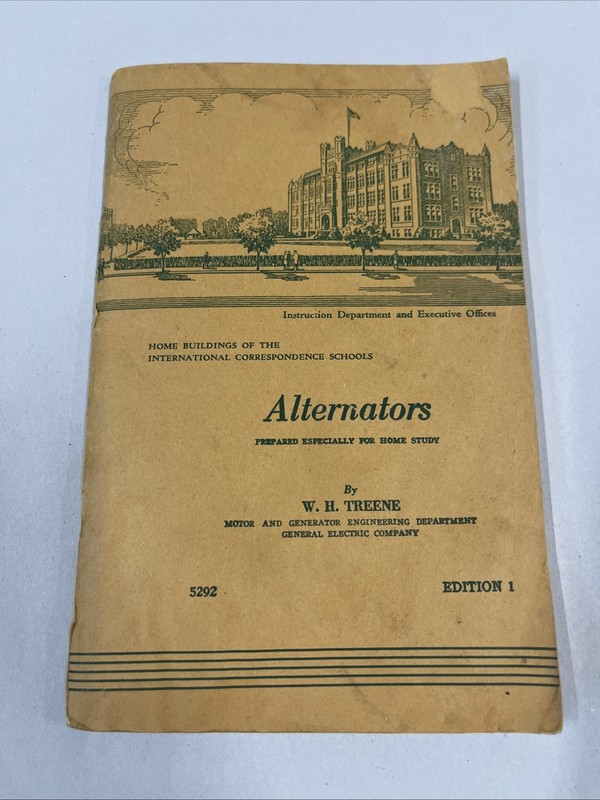 Alternators By W.H. Treene, General Electric Company, 1949
