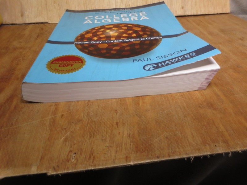 College Algebra 3rd Edition Annotated Instructor Edition Softcover Preview Copy gallery