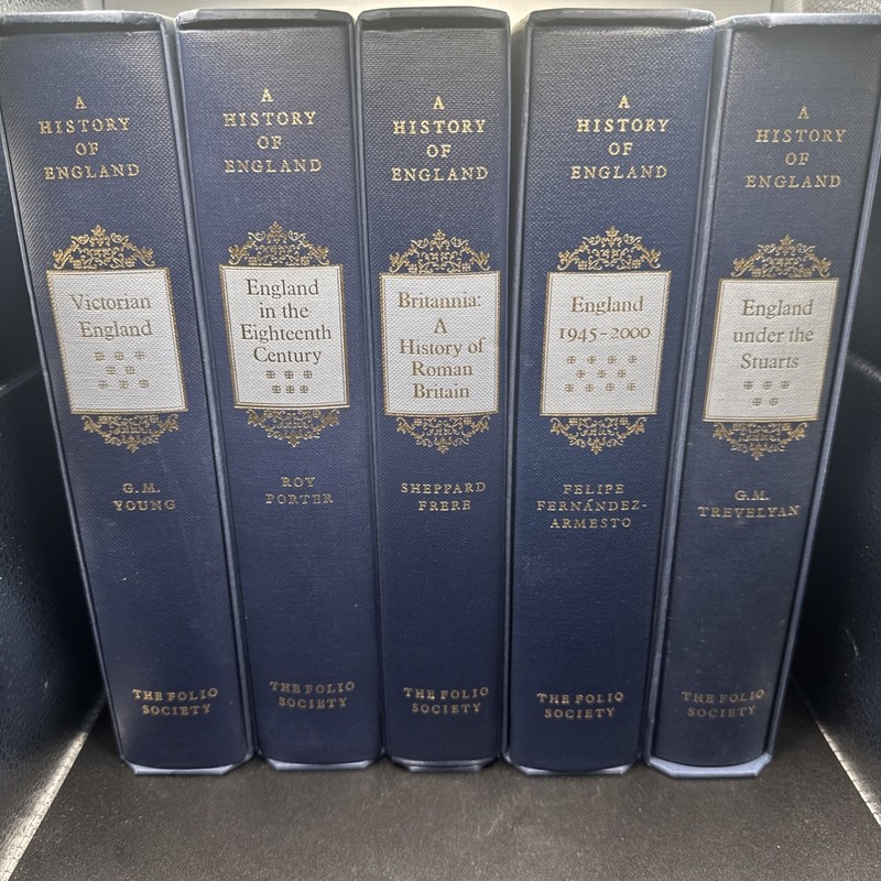 A History of England Folio Society Book Lot