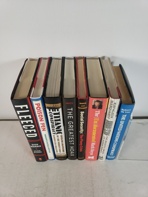 Conspiracy, Hoaxes, Government Scams (8 Book Lots) United Nations, Titanic gallery