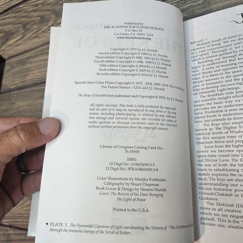 The Book Of Knowledge The Keys of Enoch 2016 7th Edition Hardcover YHWH Hurtak gallery