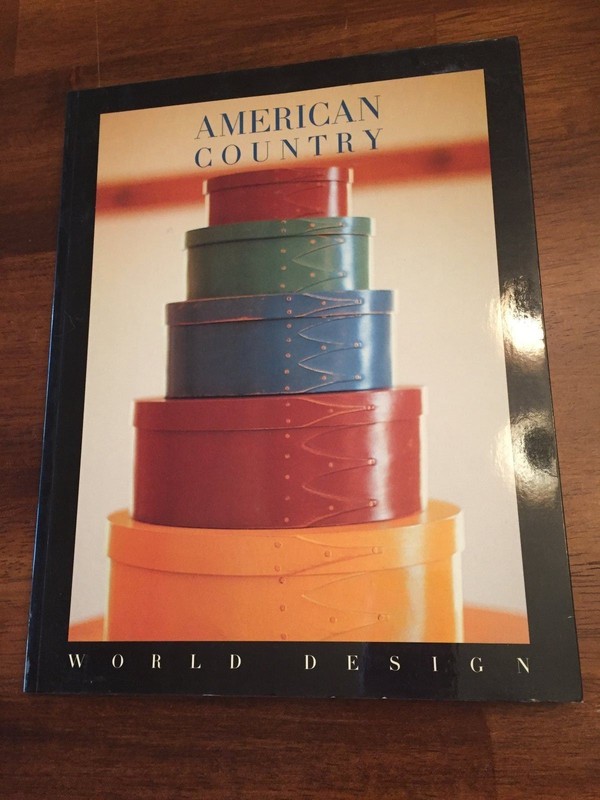 American Country World Design Softback Book 158 Pages 184 Full Color Photos