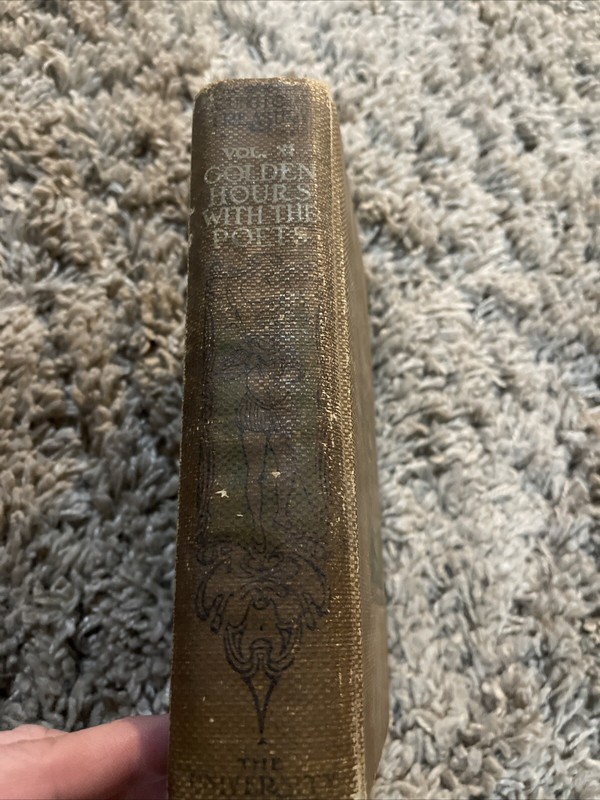 The Young Folks Treasury Volume XI Golden Hours with the Poets, 1901 Antique HC gallery