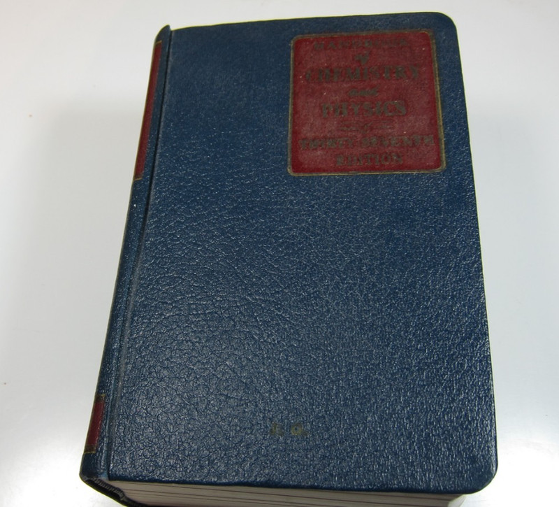 The Thirty-seventh Edition of the Handbook of Chemistry and Physics