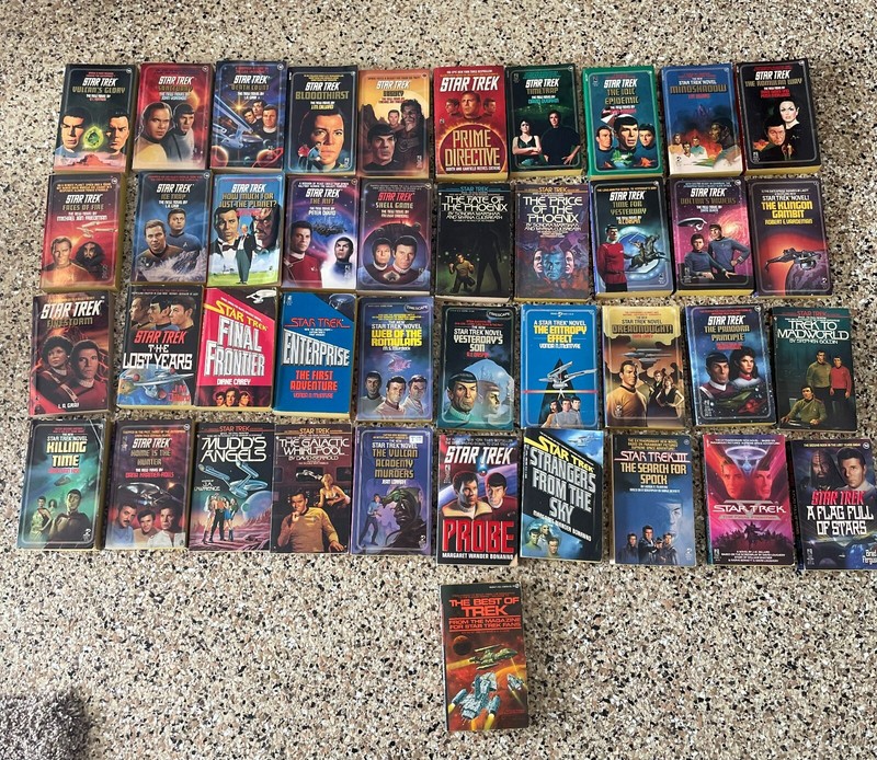 Lot of Star Trek TOS Pocket Books–Most Rare and Out of Print!