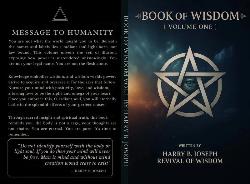 Harry B Joseph Book of Wisdom Volumes 1 & 2 Spiritual Paperback Set USA gallery
