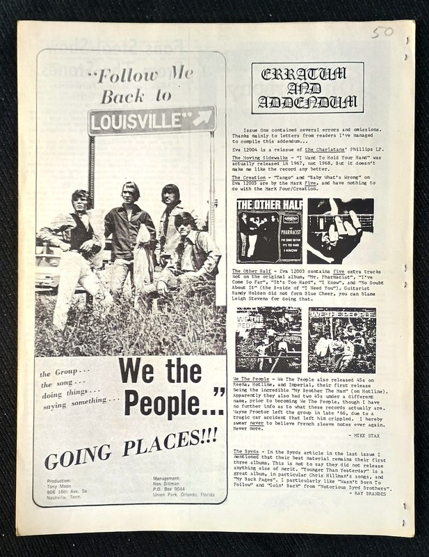 HTF vintage garage punk fanzine UGLY THINGS #2 Pretty Things, Music Machine 1983 gallery