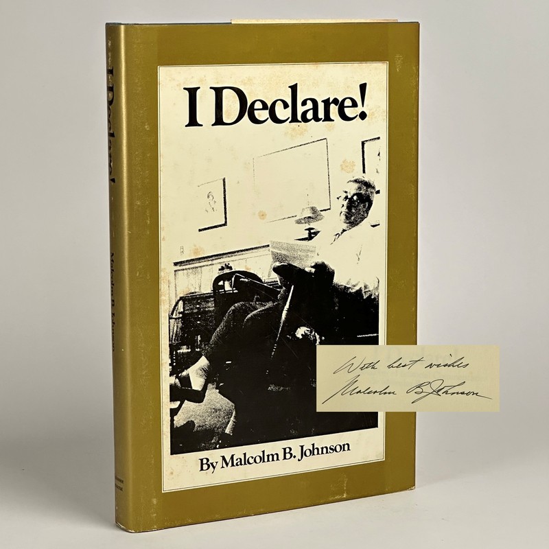 Signed Tallahassee, Florida History «I Declare!» Malcolm B. Johnson (1983, HC)