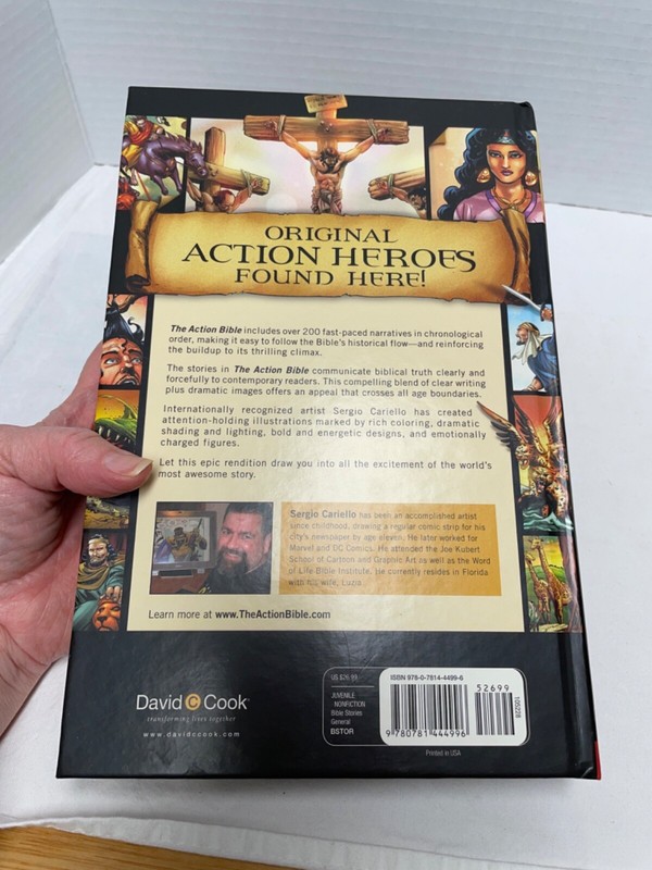 Action Bible : God’s Redemptive Story by Doug Mauss (2010, Hardcover)