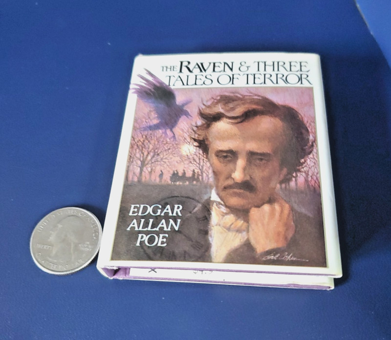 Miniature Editions Ser.: The Raven and Three Tales of Terror by Edgar Poe (1989,