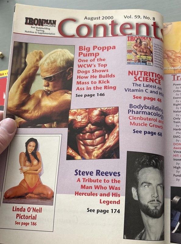 Scott Steiner/Steve Reeves - Ironman Bodybuilding Magazine - August 2000 gallery