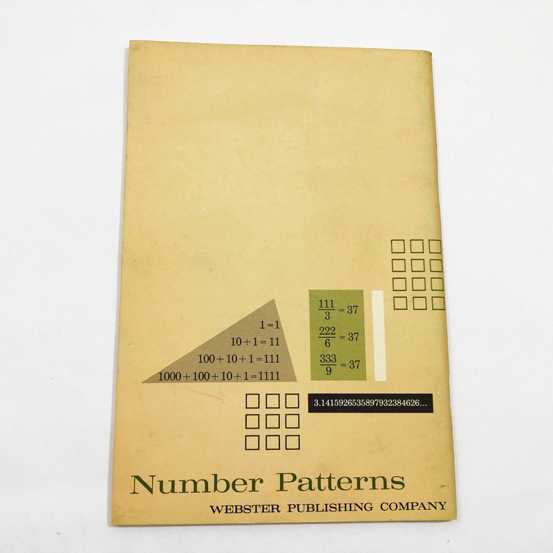 Number Patterns PB 47 pages Webster Publishing 1960 Glenn & Johnson gallery