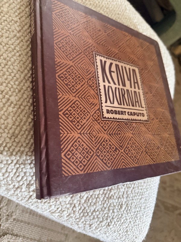 Kenya Journal by Robert Caputo hardover 116 pages photography coffee table book gallery